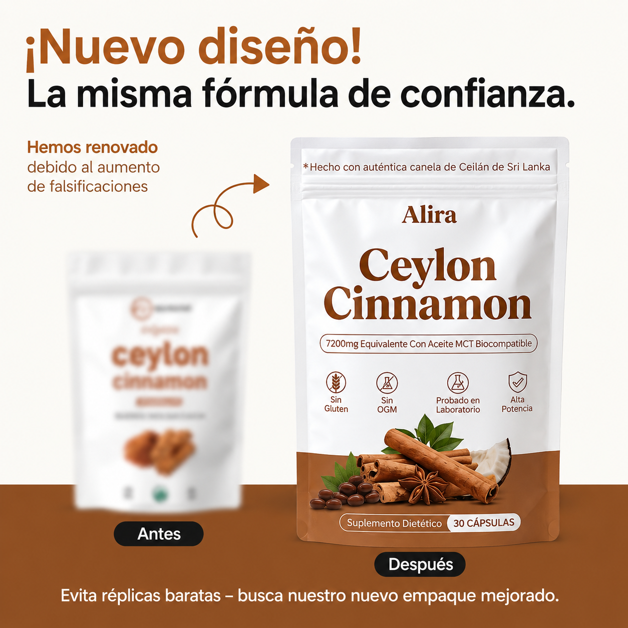 Alira® | Balance Metabólico Con Canela de Ceilán 12:1