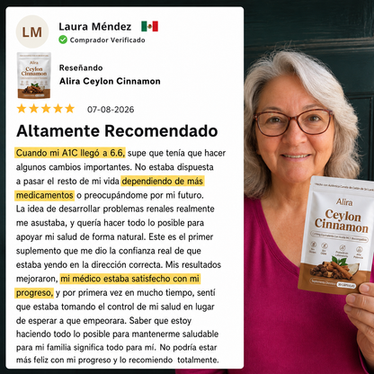 Alira® | Balance Metabólico Con Canela de Ceilán 12:1