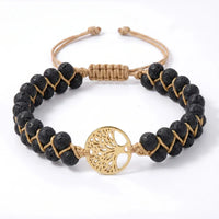 Pulsera del Árbol de la Vida Ébano