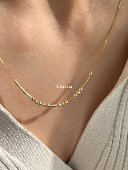 Collar con Código Morse