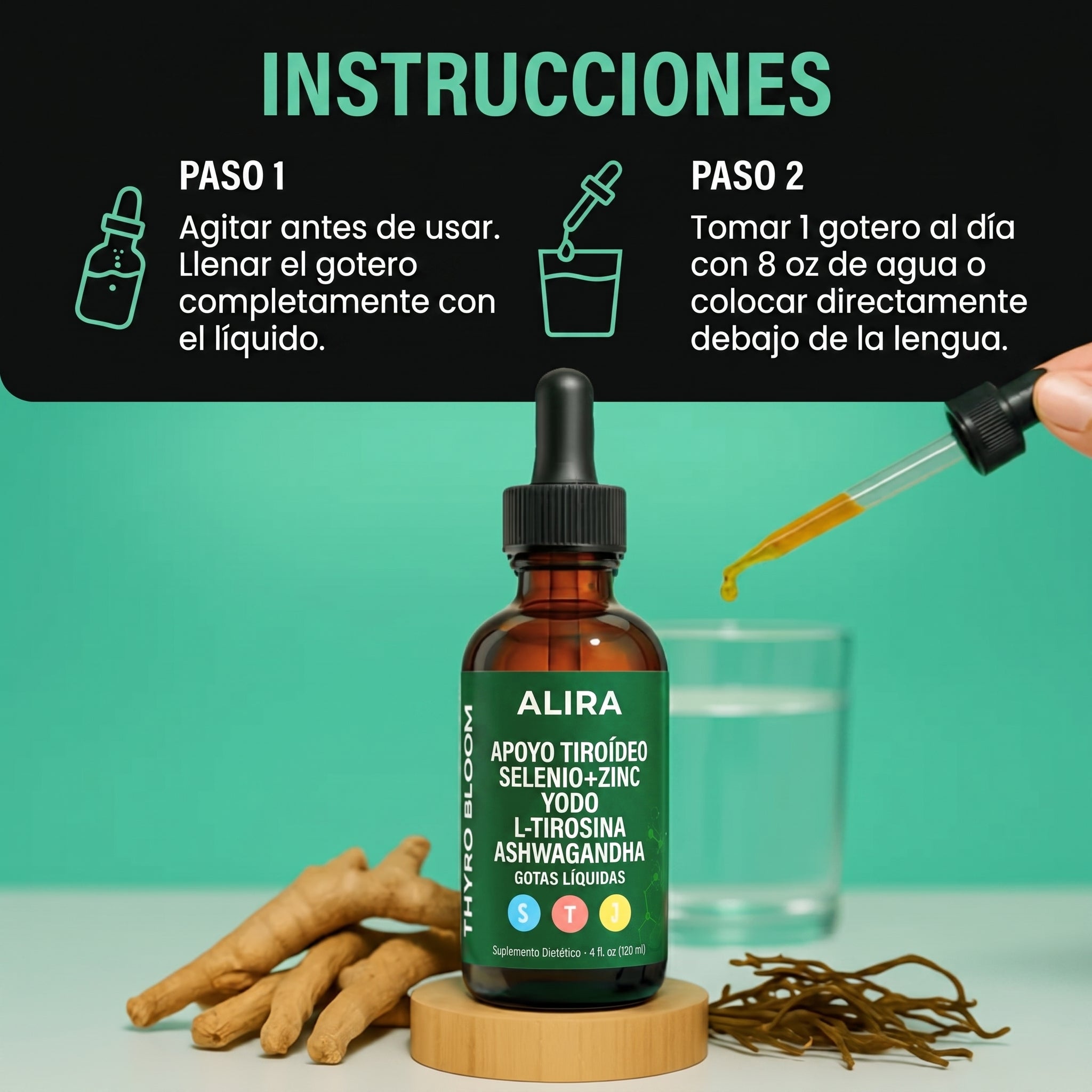 Alira® | Gotas de Apoyo Contra la Tiroides