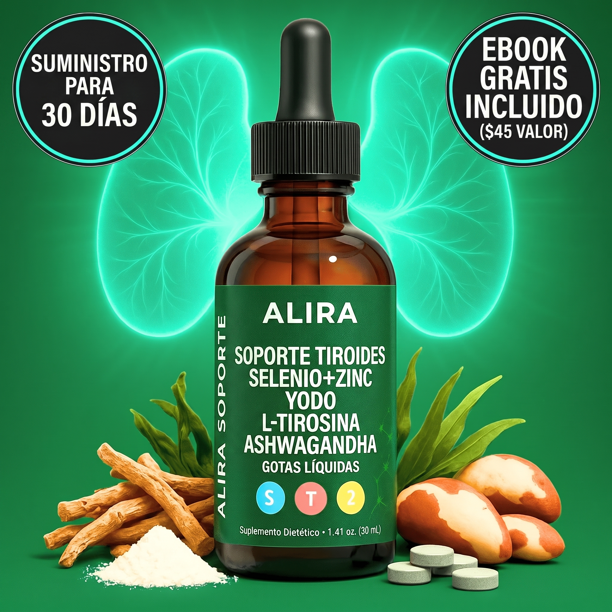 Alira® | Gotas de Apoyo Contra la Tiroides